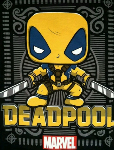 Funko Pop! Tee - Marvel Deadpool Ornate - Collector Corps Exclusive T-Shirt L
