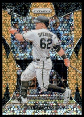 2019 Panini Prizm Prizms Neon Orange Donut Circles #247 DJ Stewart /150 - BB