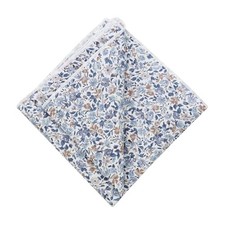 Floral Pocket Squares for Men, Cotton Suit Mens Handkerchief Flower Style-06