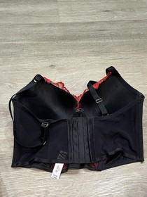 Ann Summers Nightfall Red & Black Corset Size 16 D-DD