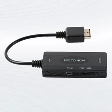 PS2 to HDMI Converter 1080P HD Monitor HDTV Video Adapter for PlayStation 1/2/3