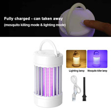 UV Light Mosquito Killer Lamp Electric Rechargeable Zapper Bug Fly Insect Trap