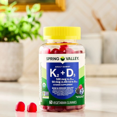 #ad #ad Vitamin K2 D3 Gummies Bone Immune Support Non GMO 60 Count Mixed Berry New $8.99