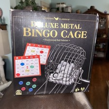BINGO GAME KIT, CARDINAL CLASSICS DELUXE METAL BINGO CAGE SET