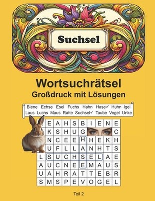 Wortsuchrtsel fr Erwachsene: 3000 W?rter + 300 KI-Bilder + Grossdruck - Teil 2 b