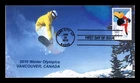 DR JIM STAMPS US COVER WINTER OLYMPICS VANCOUVER CANADA FDC ALL OVER GINSBURG