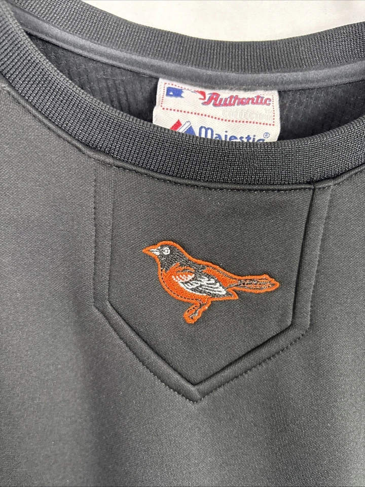 Camisa BALTIMORE ORIOLES Majestuosa Atlética Base Térmica MLB Manga Larga Talla Grande Foto 3 de 4