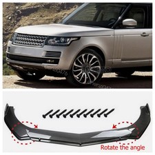 Carbon Style Front Spoiler Lip Splitter Body Kit For Land Rover Range Rover