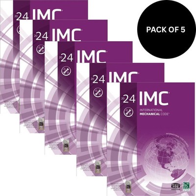 IMC 2024 | 2024 International Mechanical Code | PACK OF 5 Paperback FREESHIPPING