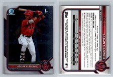 2022 Bowman Chrome #BCP-205 Adrian Placencia Prospects