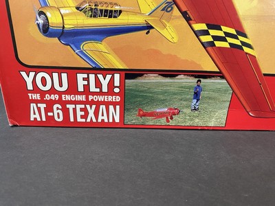 New 1995 Cox AT-6 Texan Control Line Model Airplane w/.049 Engine