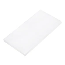 12 x 24 x 1 Inch Plastic UHMW Sheets, Opaque White Polyethylene Board DIY