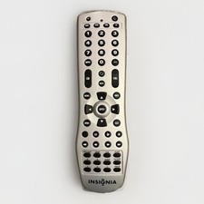 Genuine Insignia TV Remote Control 66700ABA2-039-R OEM Silver 7E24
