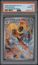 2026 Pokemon Pitch Black 086 Armarouge Illustration Rare PSA 10 GEM MINT