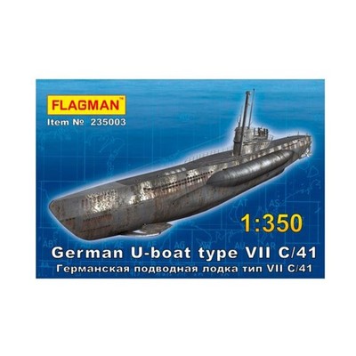 Flagman Models Model 1/320 German U-boat Type VII C/41 SW (New)