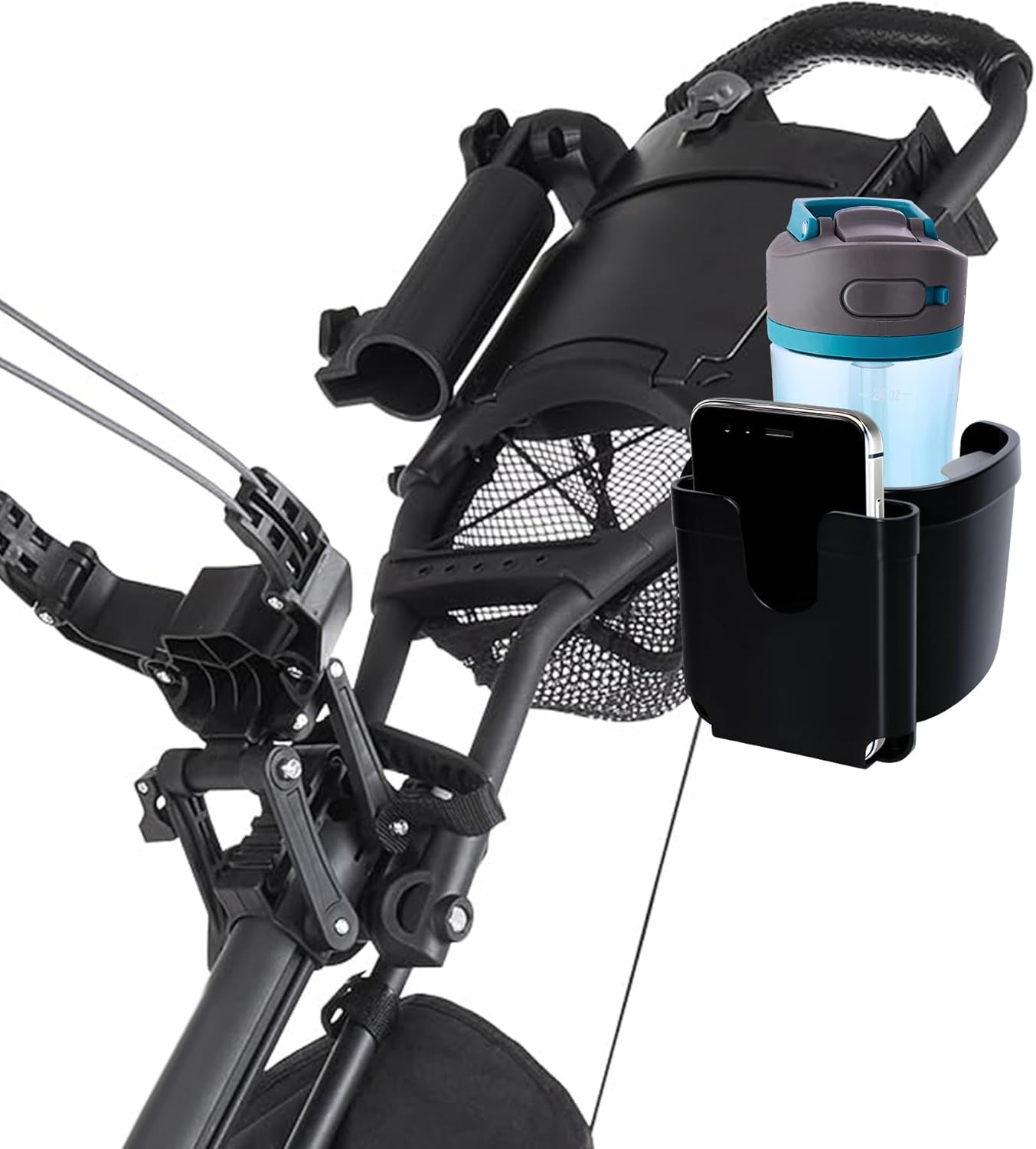 Cup Holder for Golf Push Cart, Golf Cart Accessories Compatible with Clicgear, S
