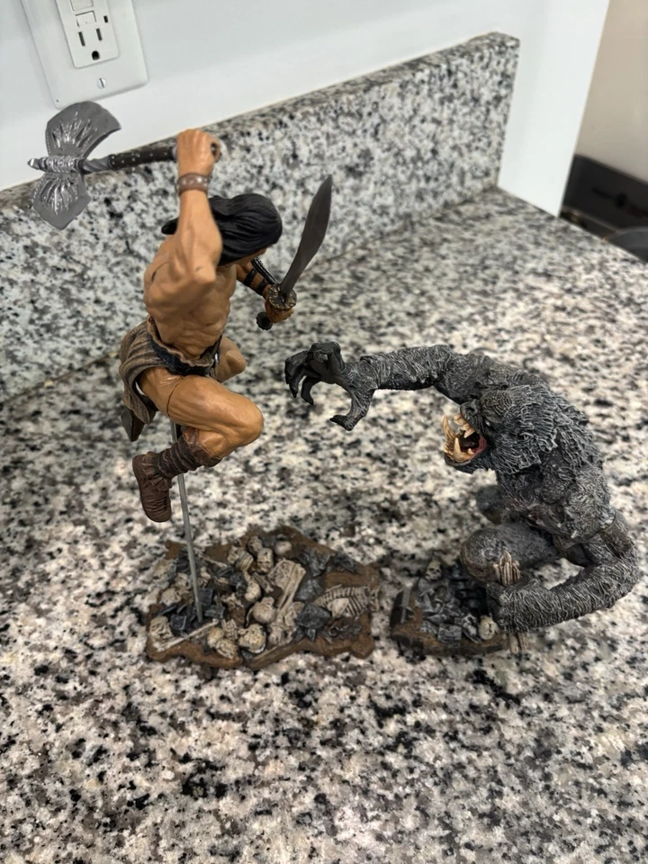 McFarlane Conan The Warrior Hour Of The Dragon And Man Eating Haunted Pits Loose - Image 4 of 4