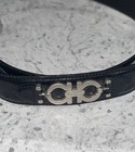 Salvatore Ferragamo Black Leather Women’s Belt with Silver Hardware —AUTHENTIC— — photo 10