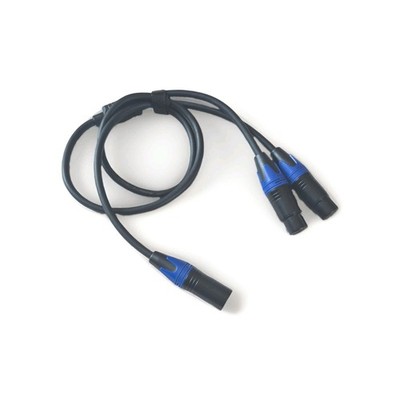 BEZOKABEL XLR Splitter, Balanced XLR Y Splitter Cable Male to 2 Female 3-Pin ...