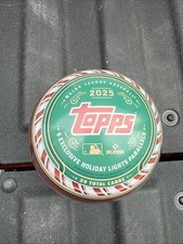2025 Topps Holiday Baseball Factory Sealed Collector's Tin - IN STOCK SHIP TODAY