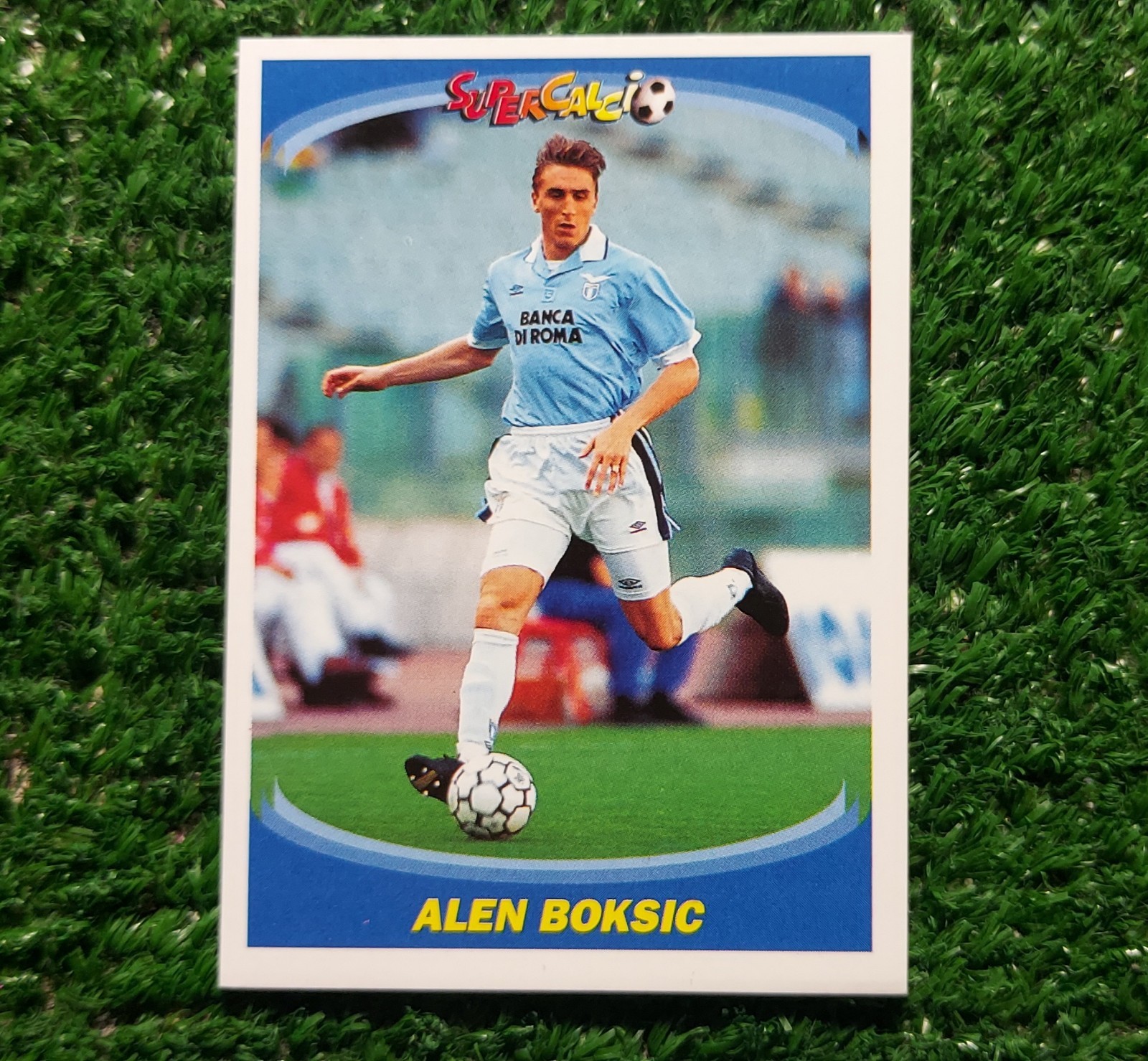 FIGURINA CALCIATORI PANINI SUPERCALCIO 1995/96 LAZIO N°126 BOKSIC 95/96 ⚽️