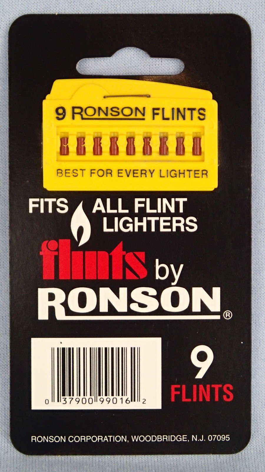 Flints 9 Flint Card X3 = 27 Flints Total  Zippo New Old Stock