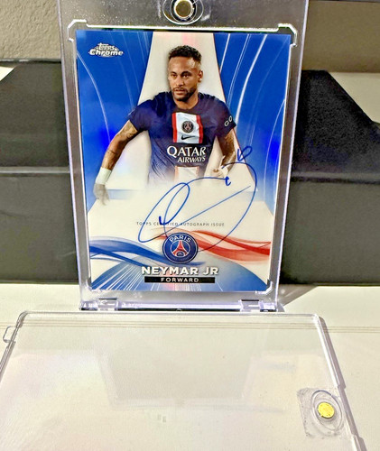 Topps Chrome PSG  2022-23 Neymar Jr PSG On Card Auto CA-N /35❗️