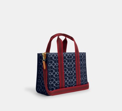 ️Coach Smith Tote Bag In Signature Denim denim/Gold/Den Gold