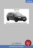 PDF Volvo V70 (08-16) Reparaturanleitung Motor 3,0 L Benziner 224 Kw B6304T4