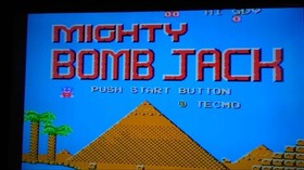 Tecmo Mighty Bomb Jack Famicom Game with Box and Manual