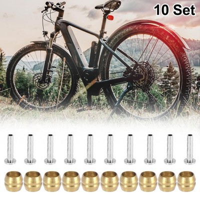 10 Satz Fahrradbremsolive und Messing Verbindungseinsatz Kit für BH90
