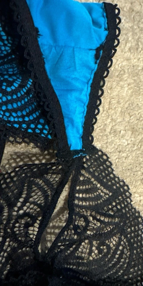 Bragas lencería negras de encaje Seven Till Midnight Winens talla grande 3XL / 4XL Foto 2 de 4
