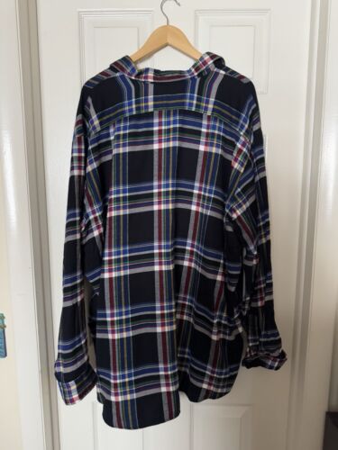 Polo Ralph Lauren Men’s 3X-BIG Big & Tall Plaid Flannel Workshirt NEW - Picture 5 of 12