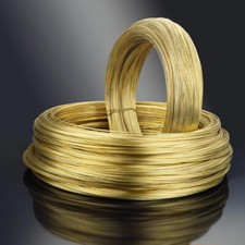 Brass Round Wire Solid Bare Jewellery Craft 0.3mm 0.4mm 0.5mm 0.6mm 0.7mm-8.5mm