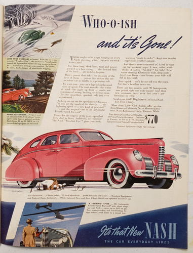 Saturday Evening Post January 28 1939 Woman Skier Walt Otto ~Myrna Loy~ Car Ads - Picture 8 of 9