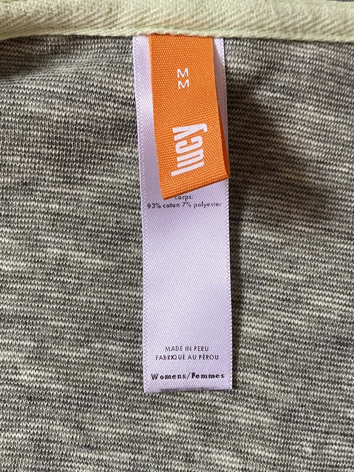 Sudadera con Capucha Pullover Lucy Para Mujer 1/2 Cremallera Verde Neón Talla Mediana Foto 4 de 4