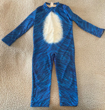 Unbranded Kids Sonic Hedgehog Halloween One Piece Zip Up Size S No Tags