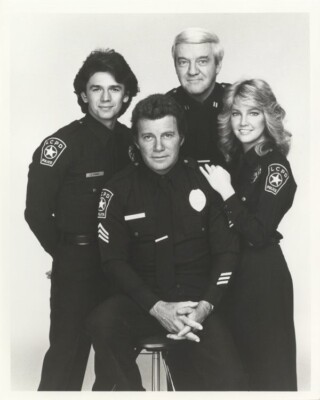 T J Hooker William Shatner Heather Locklear Adrian Zmed Original 8x10 t-j-hooker-william-shatner-heather-locklear-adrian-zmed-original-8x10