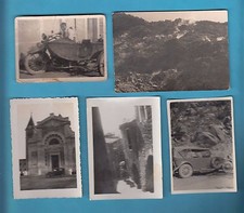 LOTTO PICCOLE FOTOGRAFIE FOTO DI AUTOMOBILI E MOTO ANTICHE VEDUTE PILOTA FRECCE