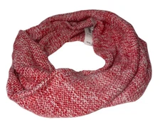 NWT Old Navy Infinity Knit Scarf Marled Red