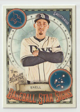 2019 Topps Allen and Ginter Baseball Star Signs #BSS27 Blake Snell - Rays
