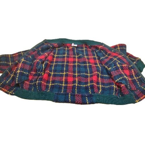 Boyne Valley Weavers Irish Wool Plaid Sweater Size L/XL Ireland VTG Zip Jacket - Picture 3 of 21
