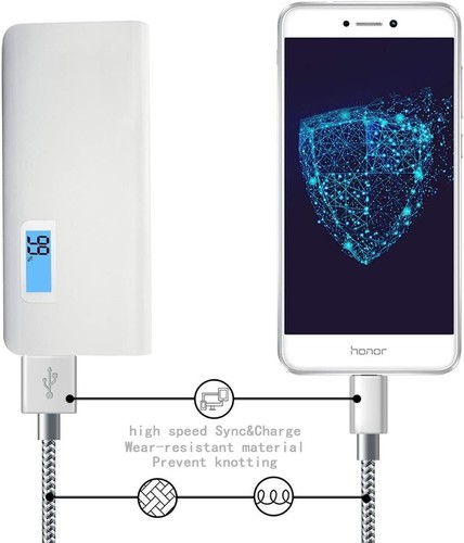 USB C Type C Cable Nylon Braided Fast Charger Charging Cable