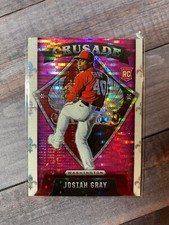 2022 Panini Chronicles Crusade Pink Josiah Gray RC #6 Washington Nationals
