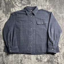 Uniqlo Women’s Short plaid Shirt Cotton Blend Size XSmall