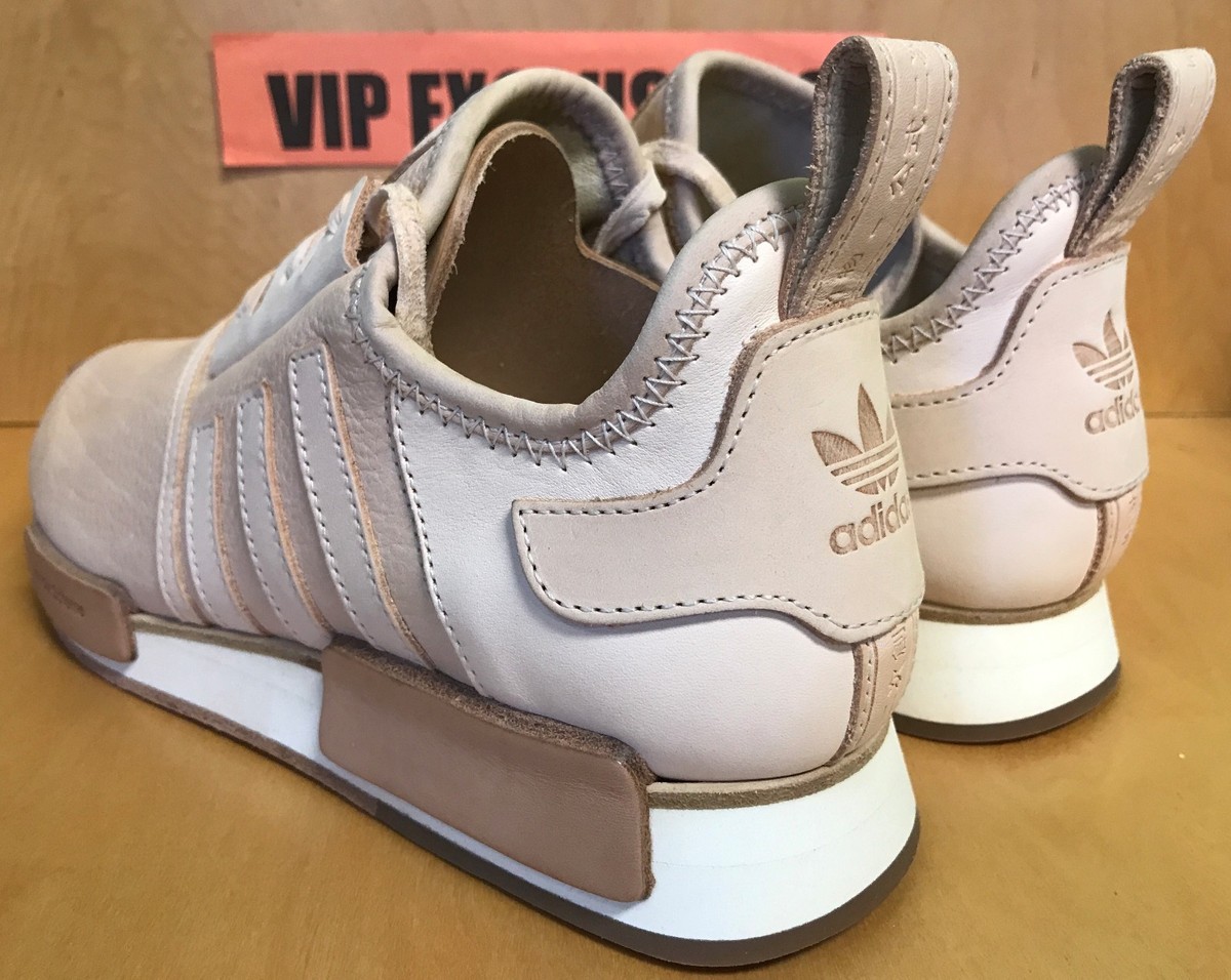 靴 NMD_R1 HS adidas hender scheme Buy Hender Scheme men adidas nmd r1 beige leather sneakers