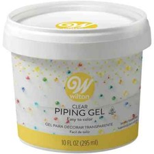 Wilton Clear Piping Gel Easy to Color 10 oz New