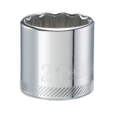 DeWALT SOCKET 21mm (21 mm) 12 Point 3/8'' Drive DWMT74186OSP - Free Shipping
