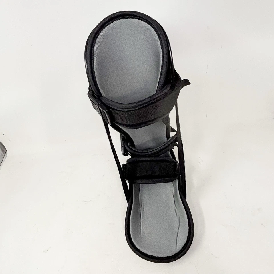 STABILITY ACE Black Plastic Padded Hard Plantar Fasciitis Night Splint Size S - Image 3 of 4