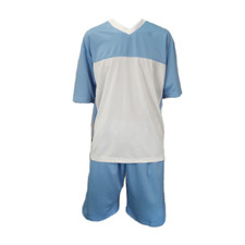 New Mens Active Jersey Shirt and Shorts Tracksuit Blue Med Large XL 2XL 3XL